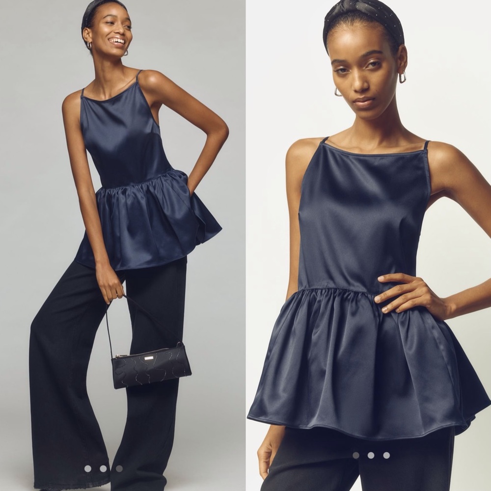 By Anthropologie Silky babydoll Top